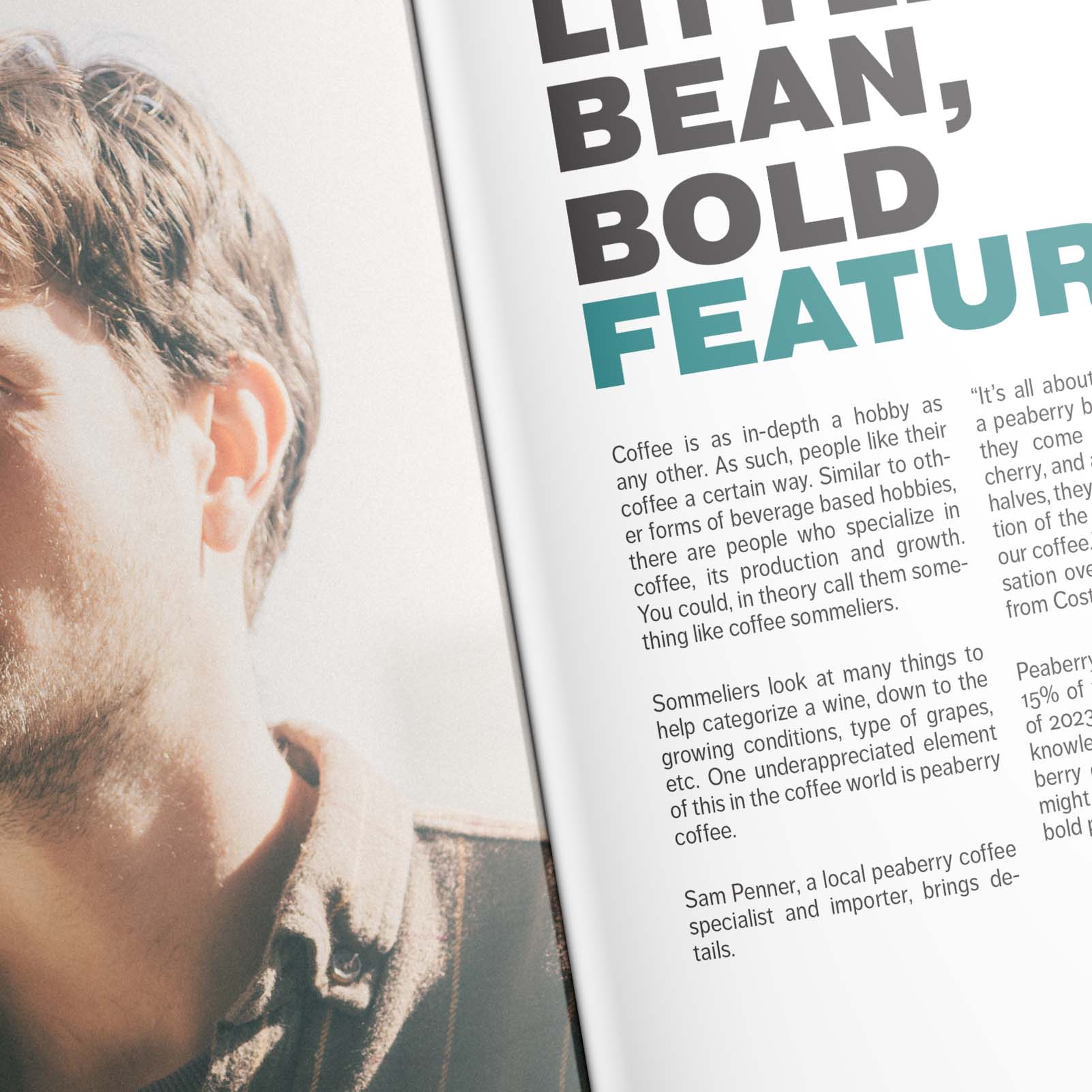 An annual report for fictional coffee company Little Bean.