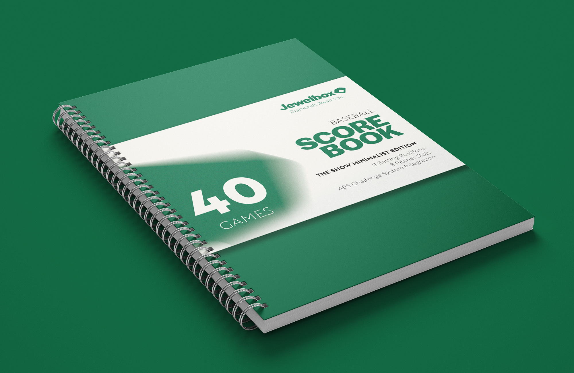 The Jewelbox Scorebook for baseball scorekeeping.